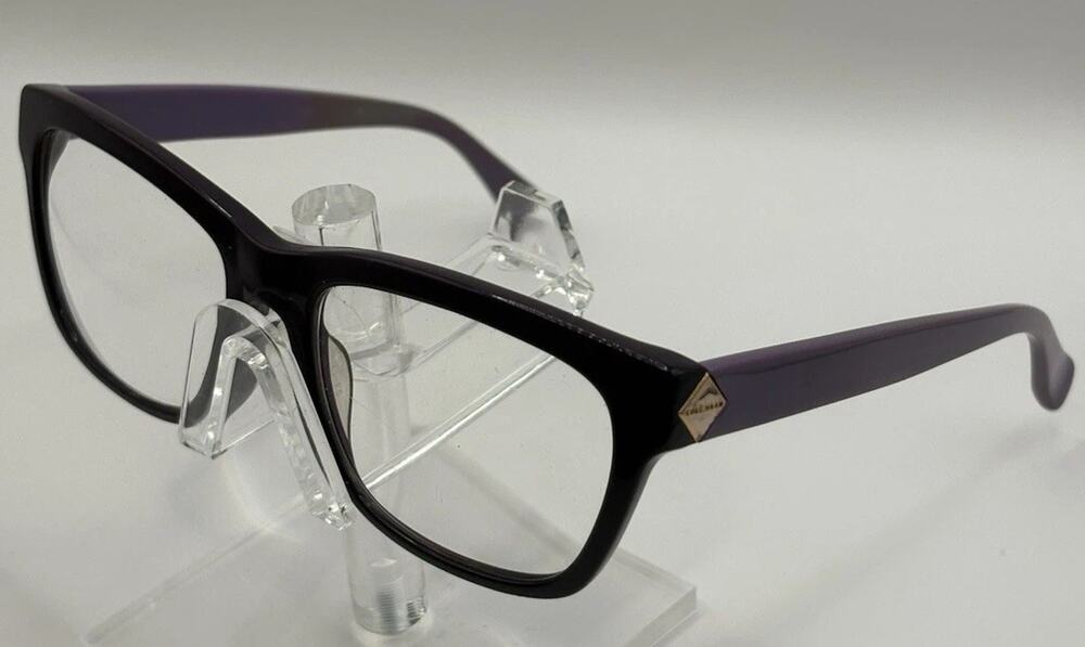Cole Haan Women’s Eyeglasses Purple Black Full Rim Frame